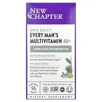 New Chapter, Every Man&#x27;s One Daily 40+ Multivitamin, 96 Vegetarian Tablets