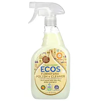 Earth Friendly Products, Ecos, Furniture Polish +  Cleaner, Orange, 22 fl oz (650 ml)