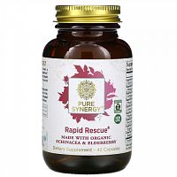 Pure Synergy, Rapid Rescue, 42 капсулы