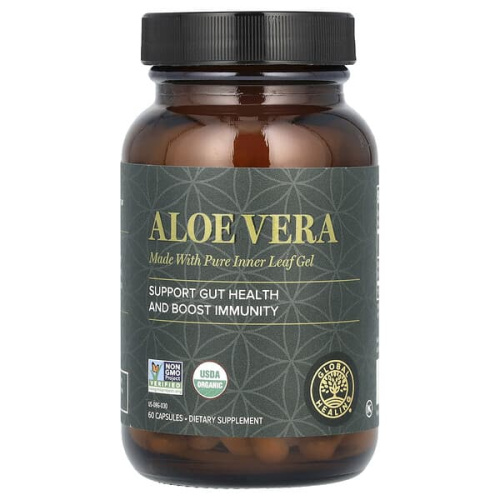 Global Healing, Aloe Vera, 60 Capsules