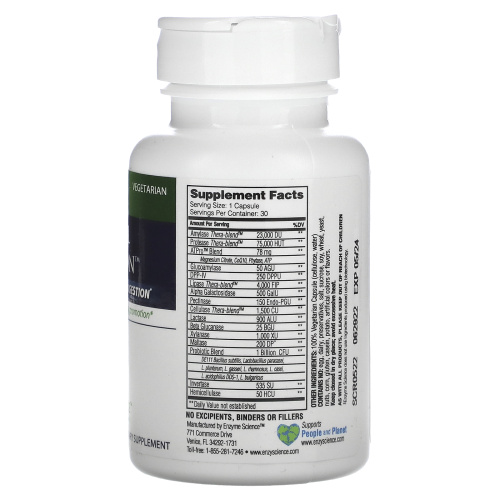 Enzyme Science, Critical Digestion, 30 Capsules фото 2