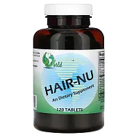 World Organic, HAIR-NU, 120 Tablets