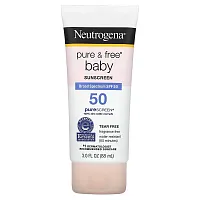 Neutrogena, Pure &amp; Free Baby Sunscreen, SPF 50, 3 fl oz (88 ml)