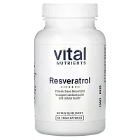 Vital Nutrients, Resveratrol, 60 Vegan Capsules