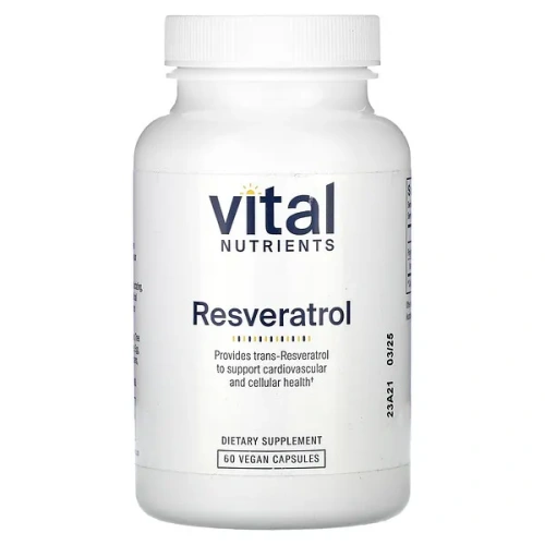 Vital Nutrients, Resveratrol, 60 Vegan Capsules