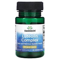 Swanson, Luteolin Complex, 100 mg, 30 Veggie Caps