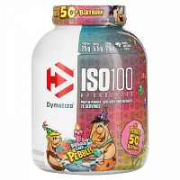 Dymatize, ISO100, гидролизованный 100%-ный изолят сывороточного протеина, со вкусом праздничного торта, 2,3 кг (5 фунтов)