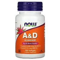 NOW Foods, A&amp;D, 100 Softgels