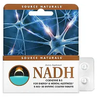 Source Naturals, NADH, CoEnzyme B-3, 5 mg, 30 Enteric Coated Tablets