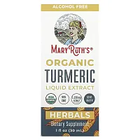 MaryRuth&#x27;s, Organic Turmeric Liquid Extract, Alcohol Free, 1,190 mg, 1 fl oz (30 ml)