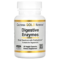 California Gold Nutrition, Digestive Enzymes, 90 Veggie Capsules