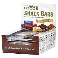 California Gold Nutrition, Foods, Variety Pack Snack Bars, 12 Bars, 1.4 oz (40 g) Each