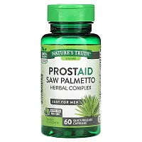 Nature&#x27;s Truth, ProstAid Saw Palmetto, Herbal Complex, 60 Quick Release Capsules