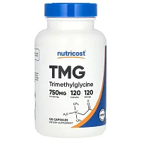 Nutricost, TMG, 750 mg, 120 Capsules