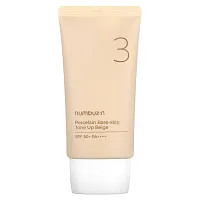 Numbuzin, Porcelain Base-Skip, Tone Up Beige, SPF 50+ PA++++, No. 3, 1.69 fl oz (50 ml)