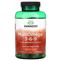 Swanson, MultiOmega 3-6-9, 120 Softgels