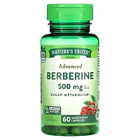 Nature&#x27;s Truth, Advanced Berberine, 500 mg, 60 Vegetarian Capsules (250 mg per Capsule)