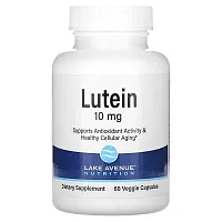 Lake Avenue Nutrition, Lutein, 10 mg, 60 Veggie Capsules