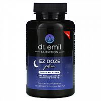 Dr. Emil Nutrition, EZ DOZE Plus Melatonin, 60 капсул