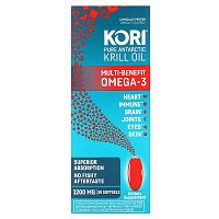 Kori, Pure Antarctic Krill Oil, Multi-Benefit Omega-3, 1,200 mg, 30 Softgels