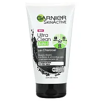 Garnier, SkinActive, Ultra Clean 3-In-1 with Charcoal, 4.4 fl oz (132 ml)