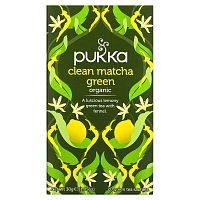 Pukka Herbs, Зеленый чай матча, 20 пакетиков зеленого чая, 1,5 г (0,05 унций) каждый