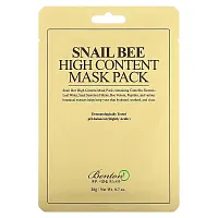 Benton, Snail Bee High Content Beauty Mask Pack, 10 Sheets, 0.7 oz (20 g) Each