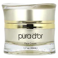 Pura D&#x27;or, Golden Glow Face Cream PM, 1.7 oz (50 ml)