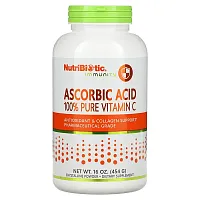 NutriBiotic, Immunity, Ascorbic Acid, 100% Pure Vitamin C, Crystalline Powder, 16 oz (454 g)