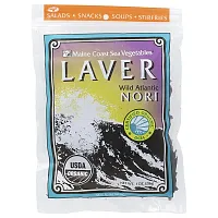 Maine Coast Sea Vegetables, Laver, Wild Atlantic Nori, 1 oz (28 g)