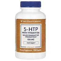 The Vitamin Shoppe, 5-HTP With Vitamin B6, 120 Capsules