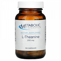 Metabolic Maintenance, L-теанин, 200 мг, 120 капсул