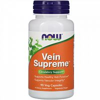 NOW Foods, Vein Supreme, 90 растительных капсул