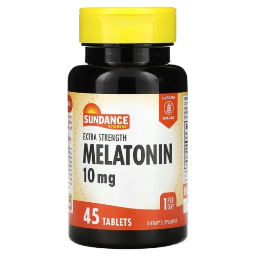 Sundance Vitamins, Extra Strength Melatonin, 10 mg, 45 Tablets