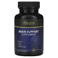 Ageless Foundation Laboratories, Brain Support Supplement, 60 Capsules