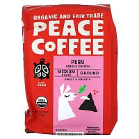 Peace Coffee, Organic Peru, Ground, Medium Roast, 12 oz (340 g)