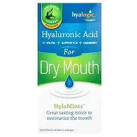 Hyalogic, HylaMints, Hyaluronic Acid + Xylitol + Slippery Elm + Cranberry, Mint, 60 Lozenges