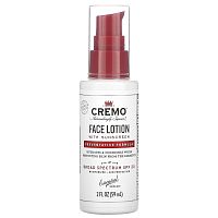 Cremo, Face Lotion with Sunscreen, Preventative Formula, SPF 20, 2 fl oz (59 ml)