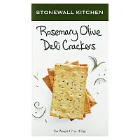 Stonewall Kitchen, Deli Crackers, Rosemary Olive, 4.7 oz (133 g)