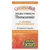 Natural Factors, Theracurmin, Double Strength, 30 Vegetarian Capsules