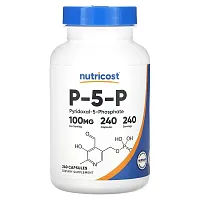 Nutricost, P-5-P, 100 mg, 240 Capsules