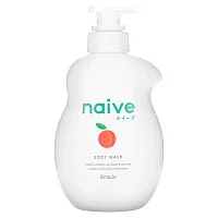 Kracie, Naive, Body Wash, Peach, 17.9 fl oz (530 ml)