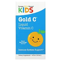 California Gold Nutrition, Kids Gold C, Liquid Vitamin C, Tart Orange, 4 fl oz (118 ml)