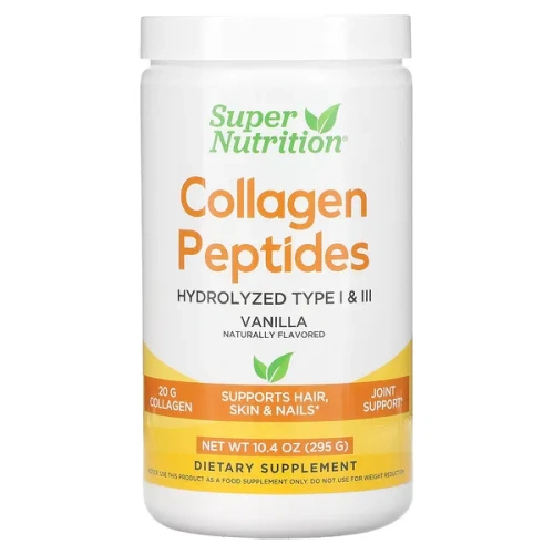 Super Nutrition, Collagen Peptides, Vanilla, 10.4 oz (295 g)