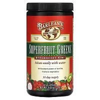 Barlean&#x27;s, Superfruit Greens, Strawberry-Kiwi, 9.52 oz (270 g)