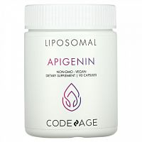 Codeage, Liposomal, апигенин, без ГМО, веганский, 90 капсул