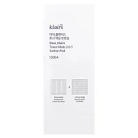 Dear, Klairs, Toner Mate 2 In 1 Cotton Pad, 60 Compressed/60 Sponge Cotton Pads