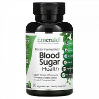 Emerald Laboratories, Blood Sugar Health, 60 Vegetable Caps