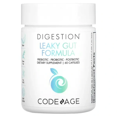 Codeage, Digestion, Leaky Gut Formula, 60 Capsules