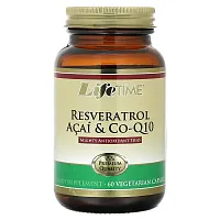 LifeTime Vitamins, Resveratrol Acai &amp; Co-Q10, 60 Vegetarian Capsules